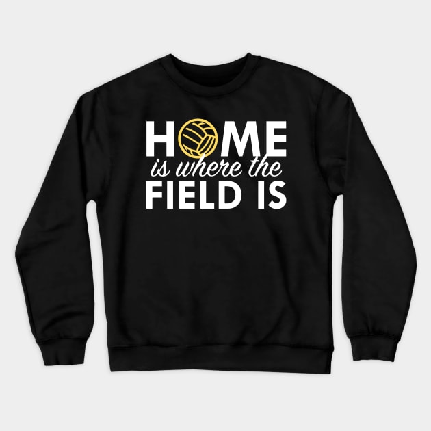 Home Is Where The Field Is Crewneck Sweatshirt by nobletory